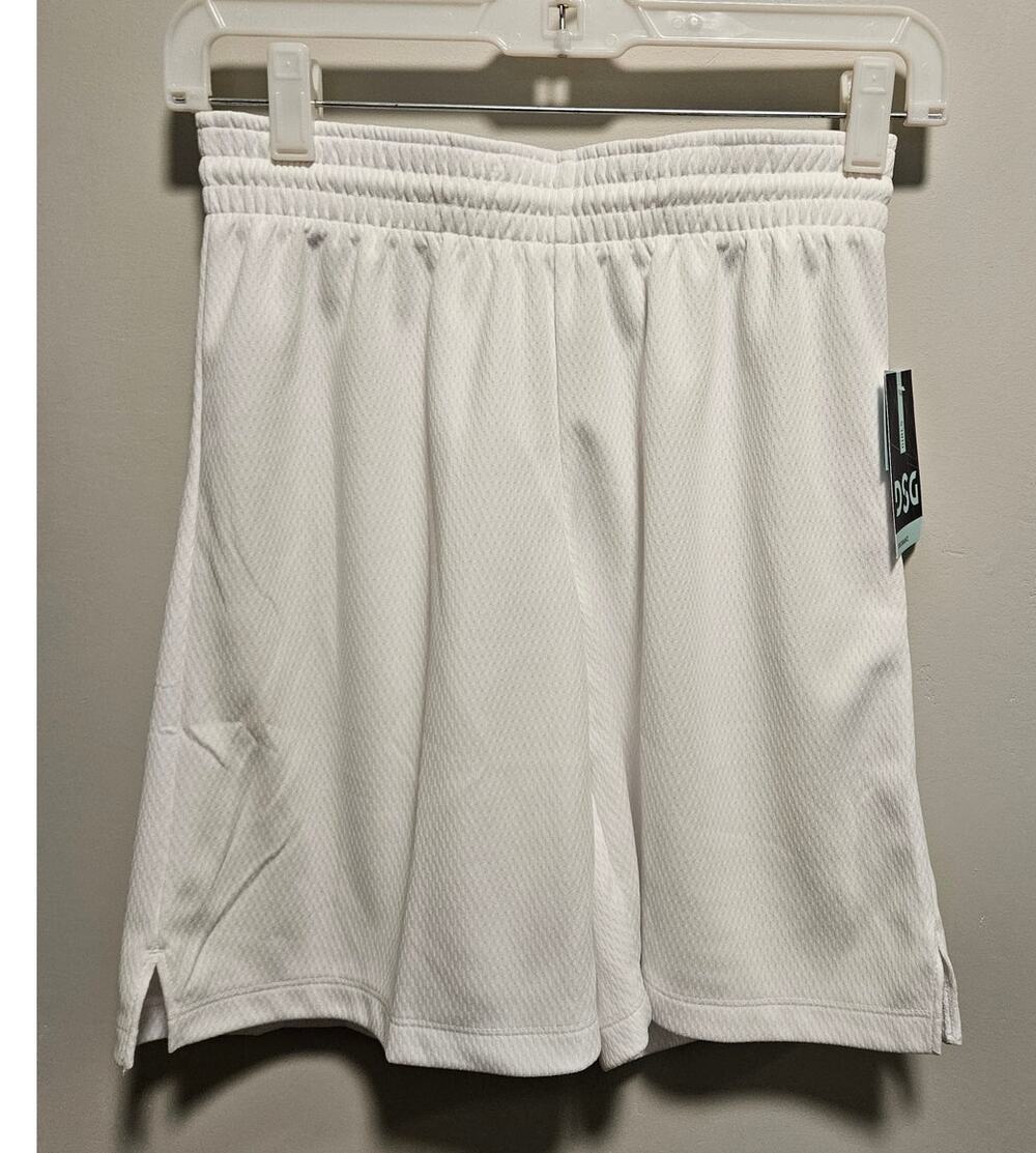 DSG Dicks Sporting Goods 8" Basketball Shorts White Size M